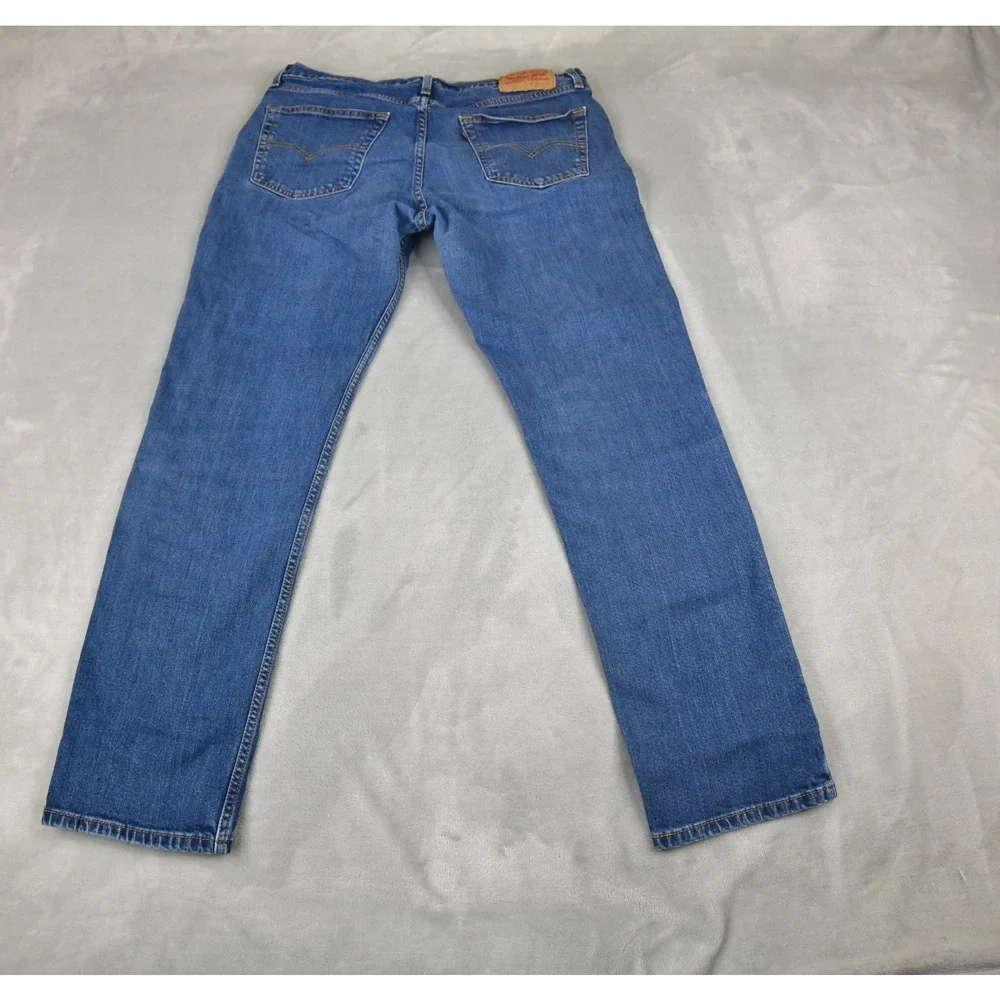 Levis Jeans 511 Mens 36x32 (34x30) Slim Fit Blue Denim Outdoor Hiking Work